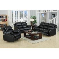 Black Leather Reclinar